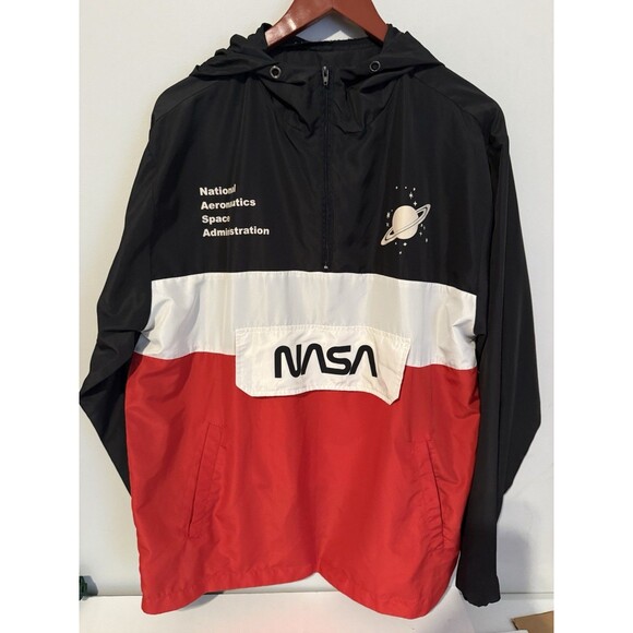 Unbranded Other - NASA Colorblock 1-2 Zip Windbreaker Jacket. Mens Small